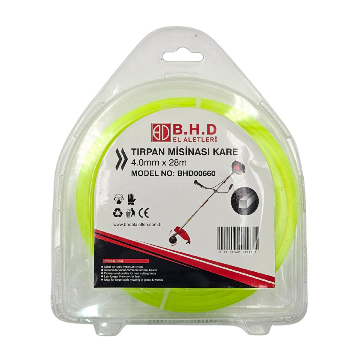 Fixonic B.H.D BHD00660 4mm 28m Kare Tırpan Misina