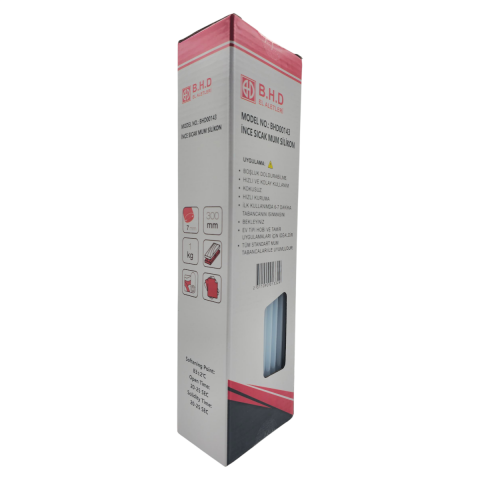 Fixonic B.H.D BHD00143 7mmx300mm 1kg İnce Mum Silikon/Sıcak Silikon