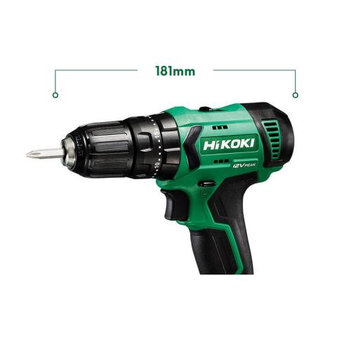 Hikoki DV12DA 12V/2.5Ah. 38Nm Çift Akülü Şarjlı Darbeli Matkap