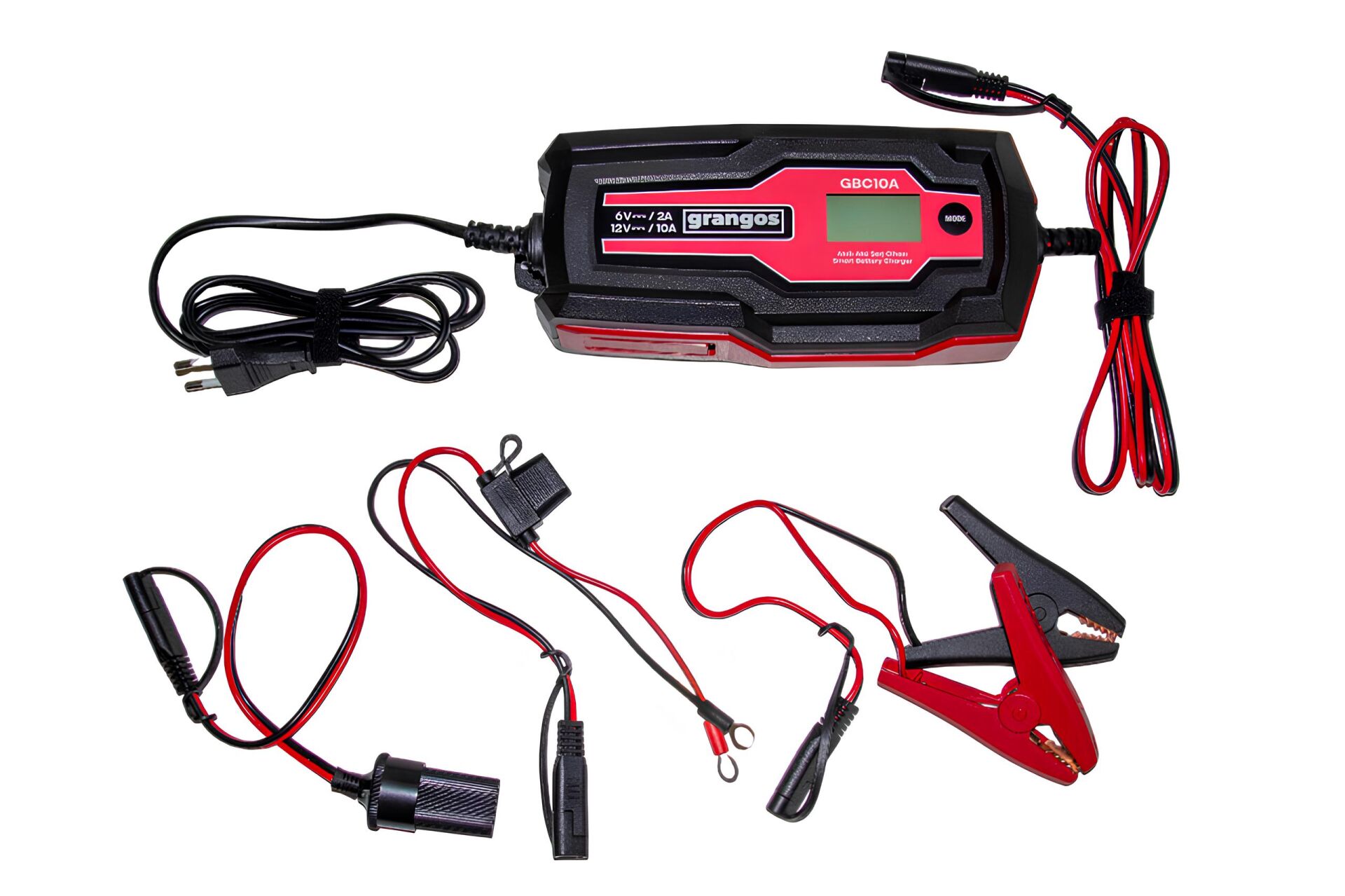 Grangos GBC10A 6V/12V 180Ah Akıllı Dijital Akü Şarj ve Bakım Cihazı