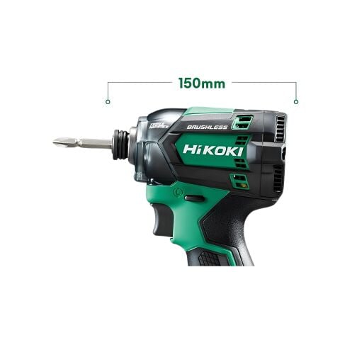 Hikoki WH18DC-5.0 18V/5.0Ah 210Nm Çift Akülü Kömürsüz Şarjlı Darbeli Vidalama