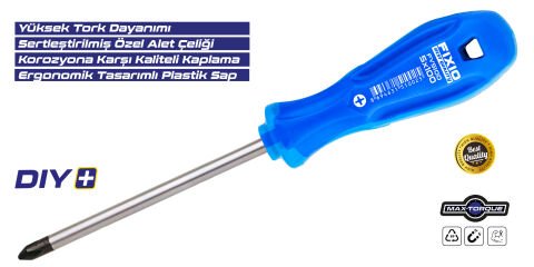 Fixio FD5000 5 Parça Tornavida Takımı/Seti (3xDüz/2xYıldız)