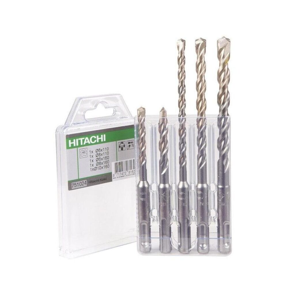 Hikoki 5 Parça SDS-Plus Beton Delme Uç Seti