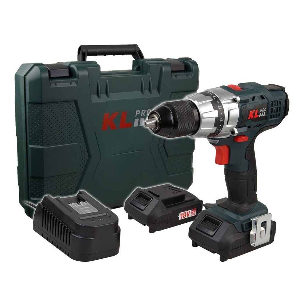 Klpro 18Volt/2.0Ah Li-ion Prof. Şarjlı Matkap Klnm18-20