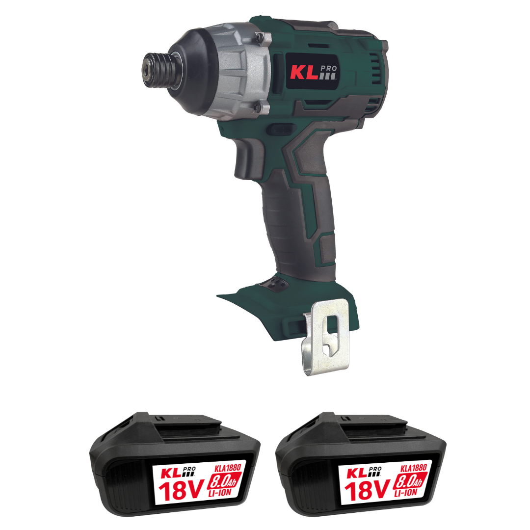 Klpro18Volt/8.0Ah Li-ion Kömürsüz Prof. Torklu Darbeli Vidalama Kldv18B-80