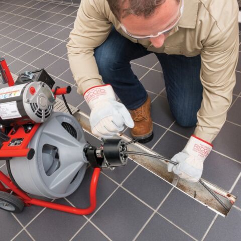 Rıdgıd 28103 K-400 Tamburlu Autofeed Kanal Açma Temizleme Makinesi