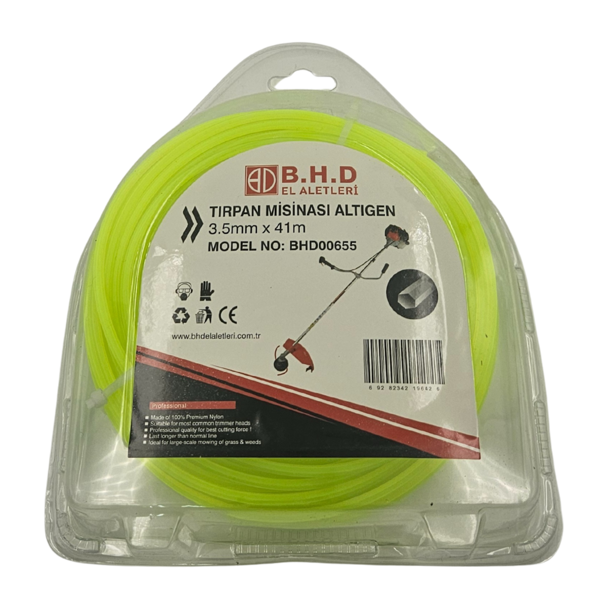 Fixonic B.H.D BHD00655 3.5mm 41m Altıgen Tırpan Misina
