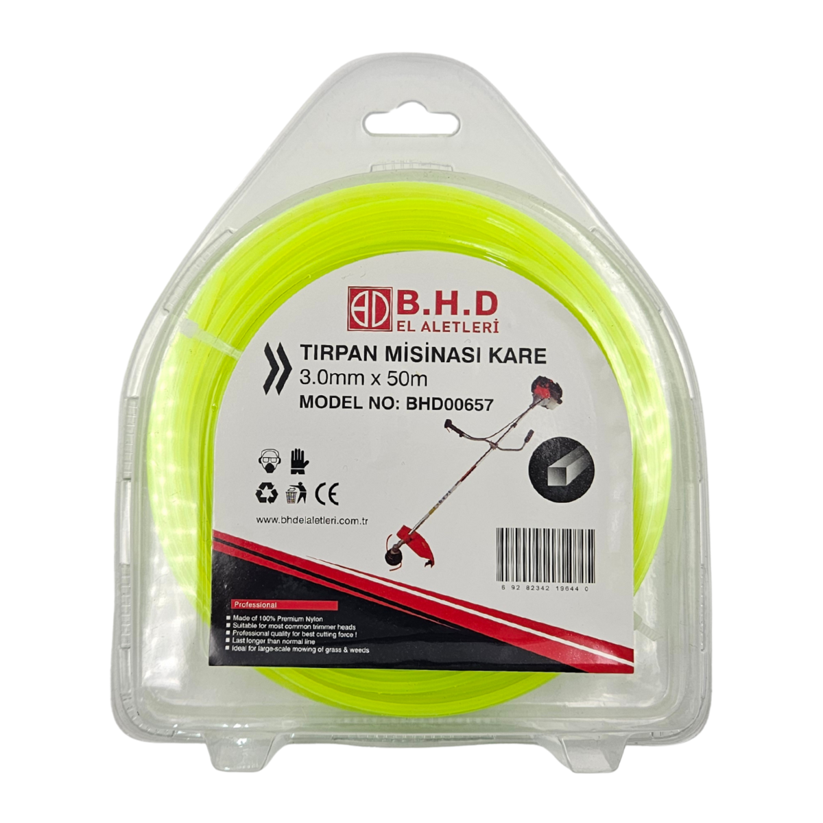 Fixonic B.H.D BHD00657 3mm 50m Kare Tırpan Misina