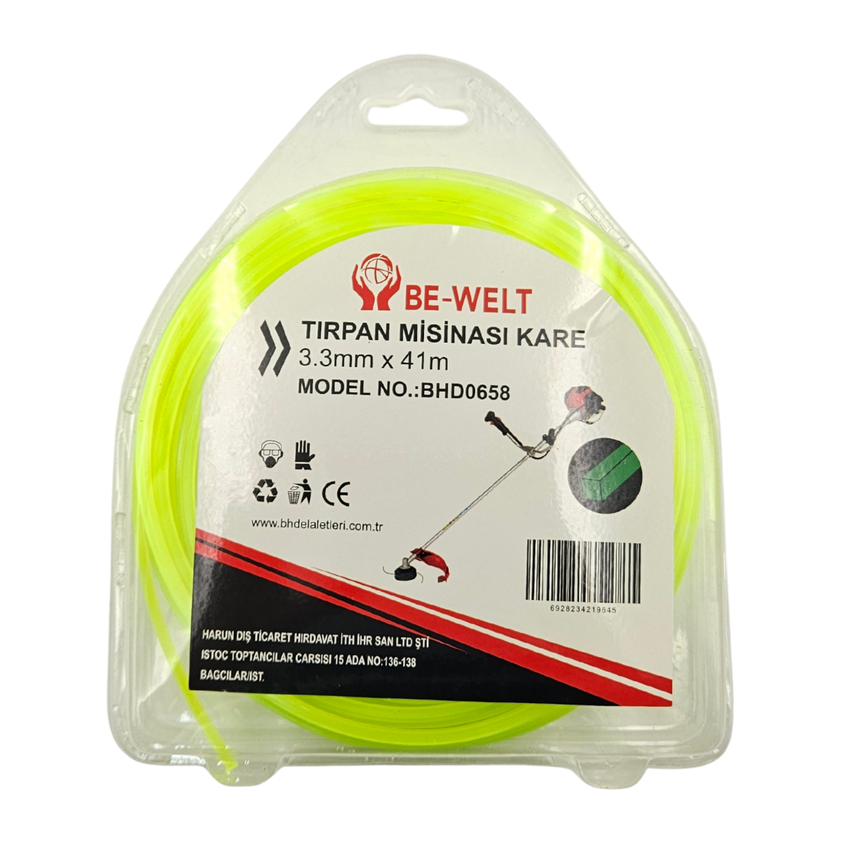 Fixonic B.H.D BHD00658 3.3mm 41m Kare Tırpan Misina