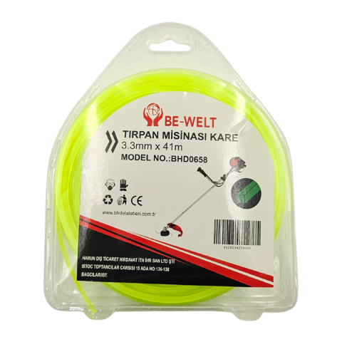 Fixonic B.H.D BHD00658 3.3mm 41m Kare Tırpan Misina