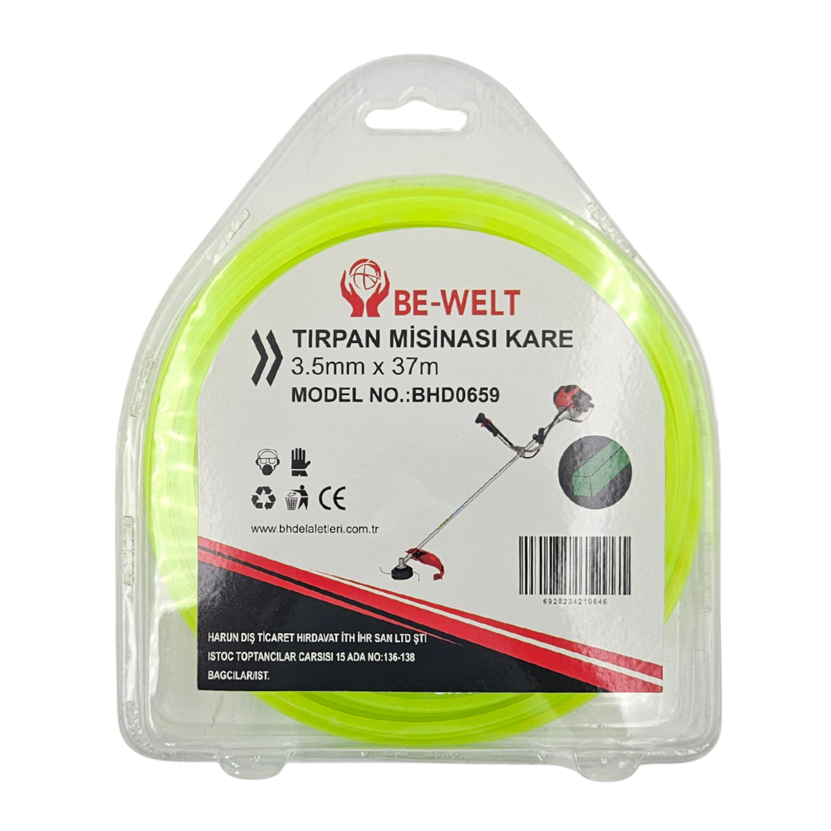 Fixonic B.H.D BHD00659 3.5mm 37m Kare Tırpan Misina