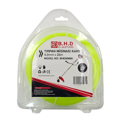 Fixonic B.H.D BHD00660 4mm 28m Kare Tırpan Misina