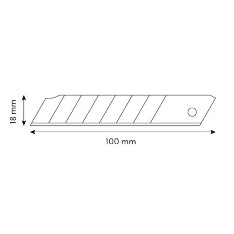 VIP-TEC Profesyonel 20cm Kazıma Bıçağı Yerli Üretim