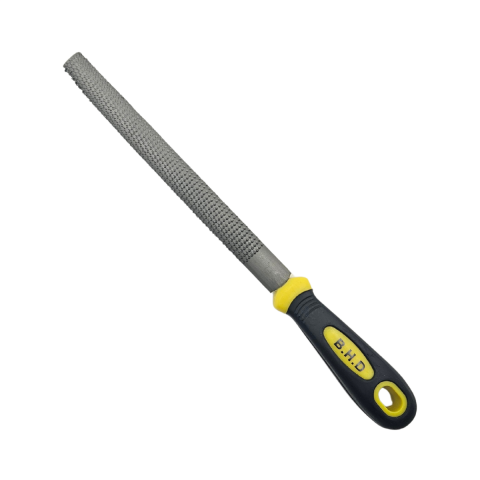 Fixonic B.H.D BHD00420 8mm Plastik Saplı Balık Sırtı Metal Eğe (Ağaç Törpüsü)