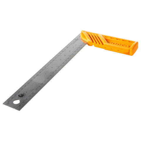 Ingco HAS123002 300mm Endüstriyel Açılı Çelik Gönye/Cetvel