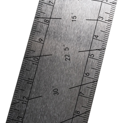 Ingco HAS123002 300mm Endüstriyel Açılı Çelik Gönye/Cetvel