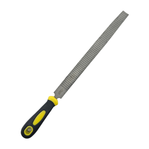 Fixonic B.H.D BHD00421 10mm Plastik Saplı Balık Sırtı Metal Eğe (Ağaç Törpüsü)