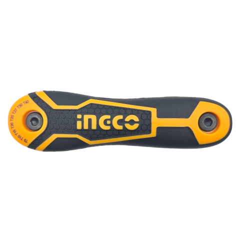 Ingco HHK14083 8 Parça Çakı Tip Torx Allen Anahtar Takımı (T9,T10,T15,T20,T25,T27,T30,T40)