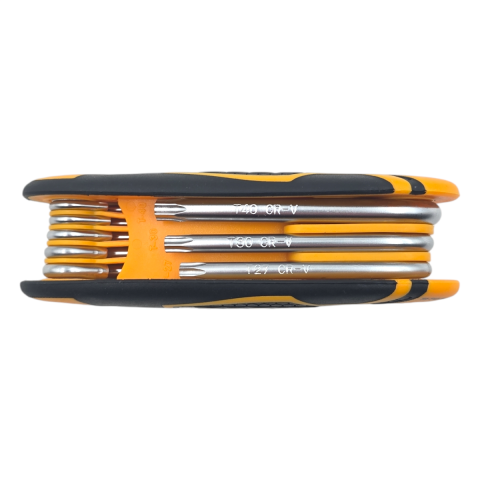 Ingco HHK14083 8 Parça Çakı Tip Torx Allen Anahtar Takımı (T9,T10,T15,T20,T25,T27,T30,T40)