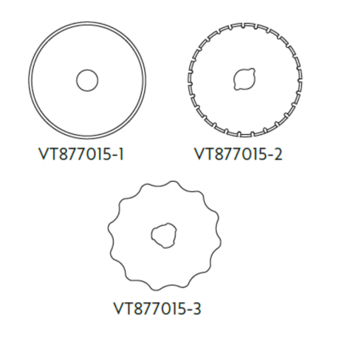 VIP-TEC 45mm Yuvarlak Düz Kesim Bıçağı Yerli Üretim