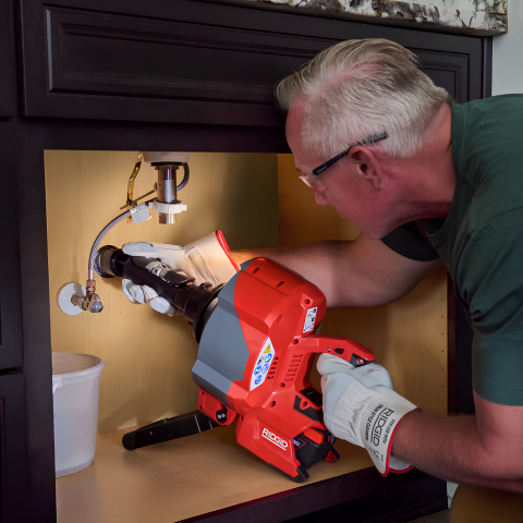 Rıdgıd 78068 K-46 SinkSnake Kömürsüz Motor Akülü Kanal Açma Makinesi