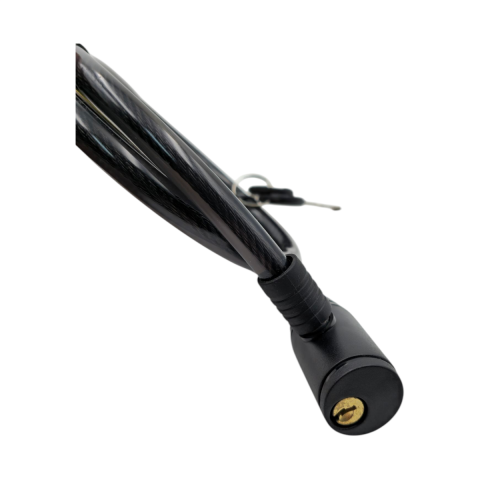 Fixonic B.H.D BHD00581 80cm 12x3mm Bisiklet Kilidi PVC Kaplı Çelik Halat Anahtarlı