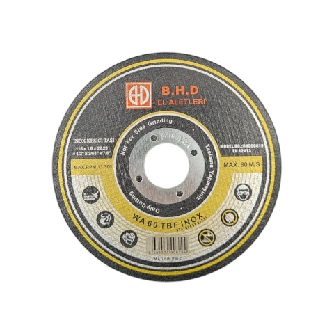 Fixonic B.H.D BHD00819 115mm İnox Kesici Taş (10'lu Paket)