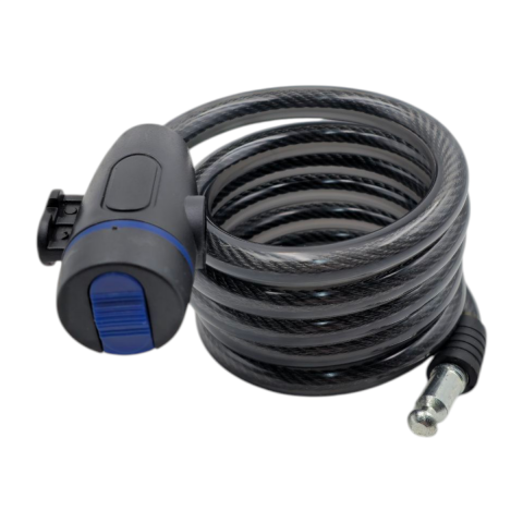 Fixonic B.H.D BHD00582 150cm 12x3mm Bisiklet Kilidi PVC Kaplı Çelik Halat Anahtarlı