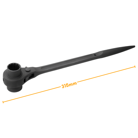 Ingco HRSTW17211 Çift Taraflı Cırcırlı 12 Köşe Lokma Anahtarı 17/21mm