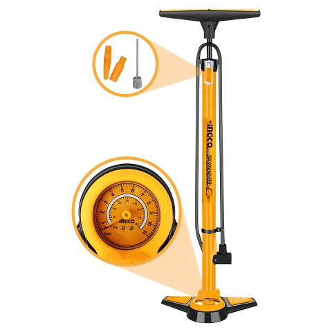Ingco MPP3201 T Saplı Saatli Alüminyum Gövde Hava El Pompası 69cm
