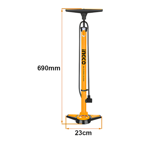 Ingco MPP3201 T Saplı Saatli Alüminyum Gövde Hava El Pompası 69cm