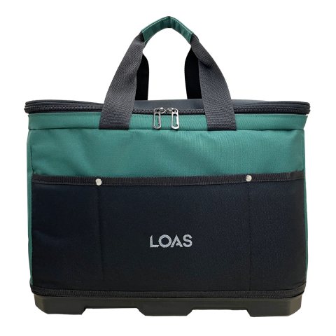 Loas LSTCTK18-PT Plastik Tabanlı Kapaklı Orta Boy Alet Taşıma Çantası