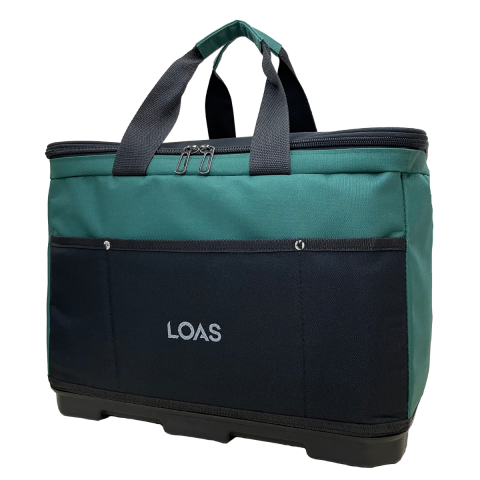 Loas LSTCTK18-PT Plastik Tabanlı Kapaklı Orta Boy Alet Taşıma Çantası