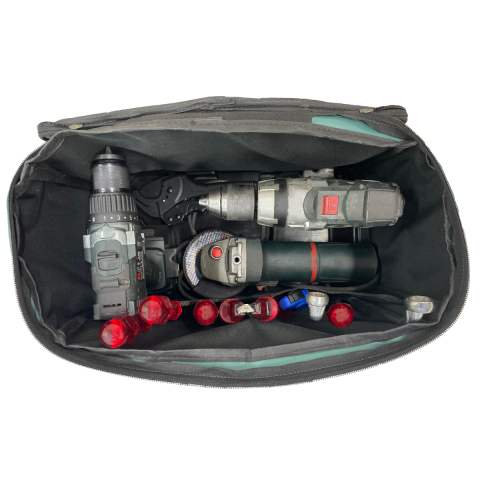 Loas LSTCTK18-PT Plastik Tabanlı Kapaklı Orta Boy Alet Taşıma Çantası