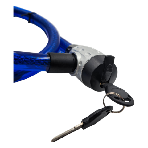 Fixonic B.H.D BHD00576 150cm 25mm Motosiklet Kilidi PVC Kaplı Çelik Halatlı Anahtarlı