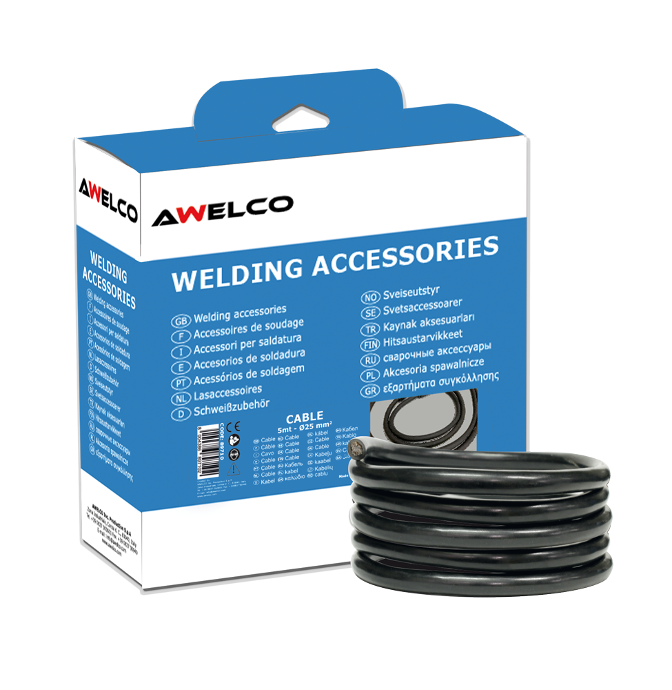 AWELCO 89600 16 MM KAYNAK KABLOSU 10 METRE - İTALY