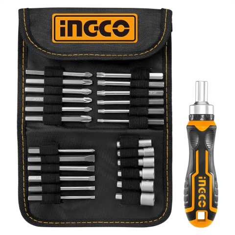 Ingco HKSDB0268 26 Parça Cırcırlı Bits (Hex) Tornavida Seti