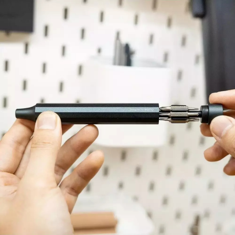Fixonic Hoto QWLSD004 24'ü 1 Arada Hassas Kalem Tip Tornavida Seti Gri Renk