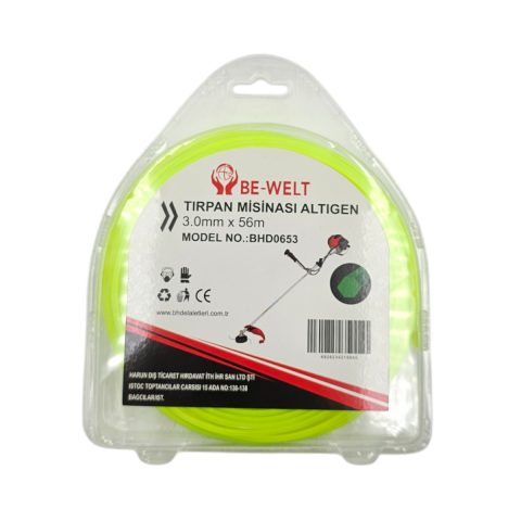 Fixonic B.H.D BHD00653 3mm 56m Altıgen Tırpan Misina