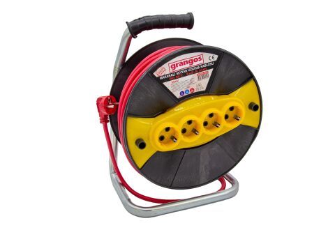 Grangos GRMK2550 3x2.5mm 50 Metre Makaralı Uzatma Kablo