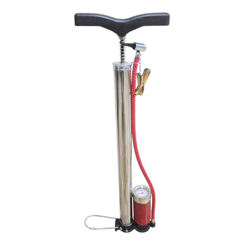 Fixonic B.H.D BHD00324 T Saplı Saatli Krom Hava El Pompası 60cm