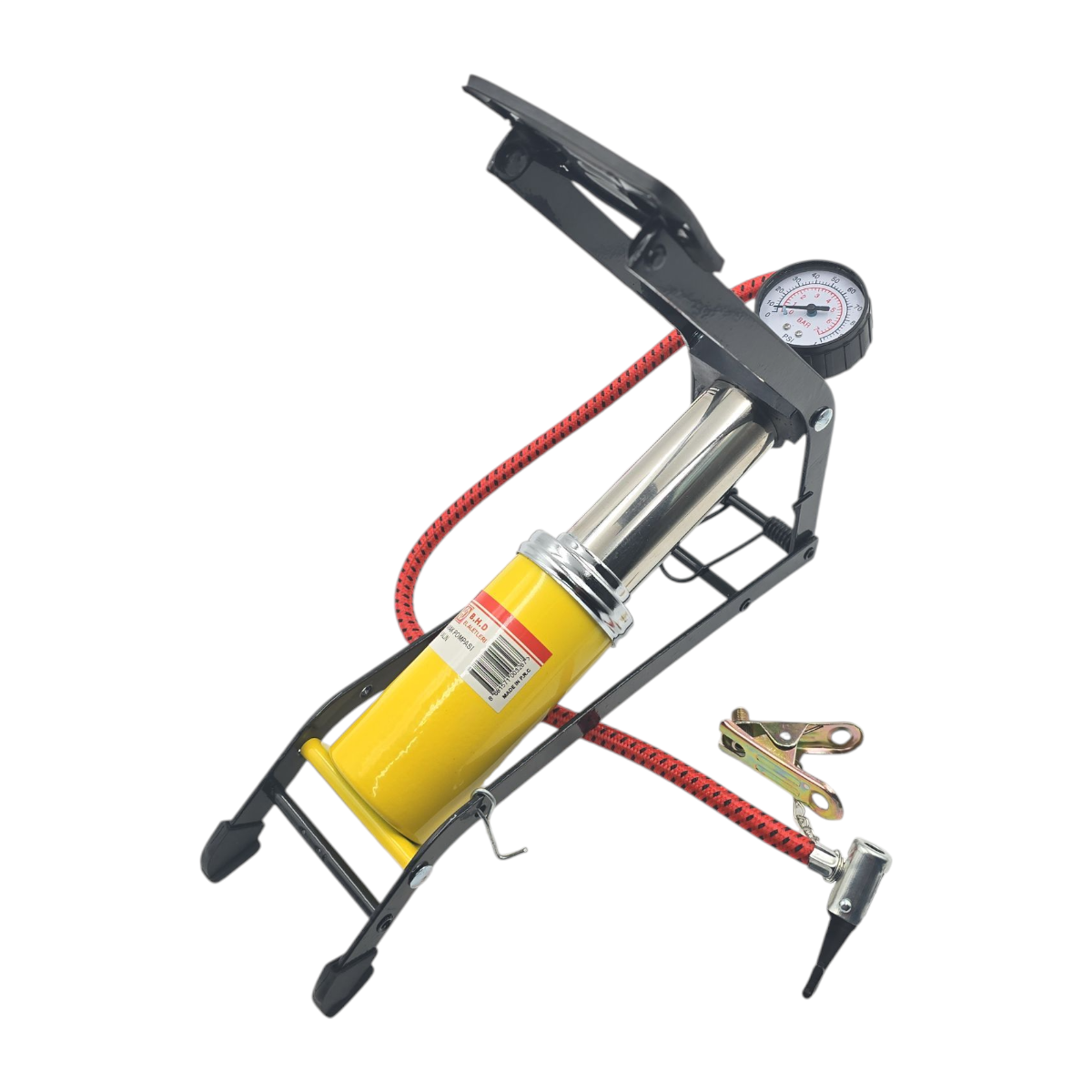 Fixonic B.H.D BHD00326 Saatli Kalın Piston Ayaklı Hava Pompası