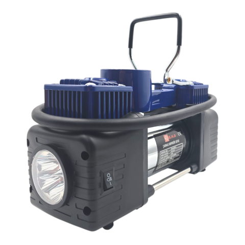 Fixonic B.H.D BHD00831 Çift Pistonlu 12V Çakmaklık Girişli Kompresör Işıklı