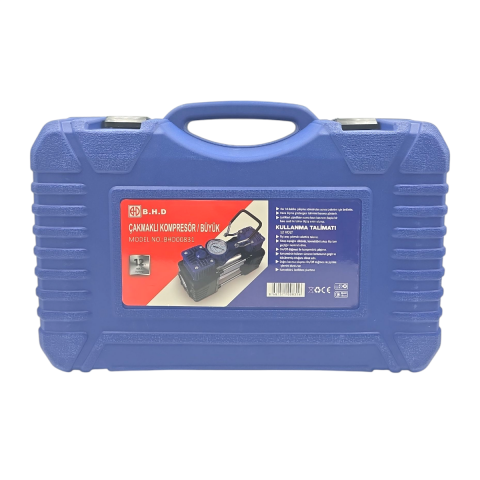 Fixonic B.H.D BHD00831 Çift Pistonlu 12V Çakmaklık Girişli Kompresör Işıklı