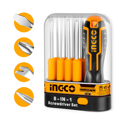 Ingco AKISD0901 8'i 1 Arada Tornavida Seti