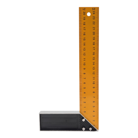 Fixonic B.H.D BHD00588 250mm/25cm Sarı L Marangoz Gönye