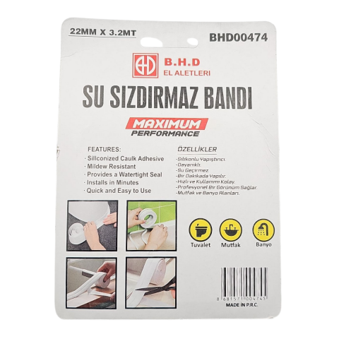 Fixonic B.H.D BHD00474 3.2m 22mm Su Sızdırmaz Bant