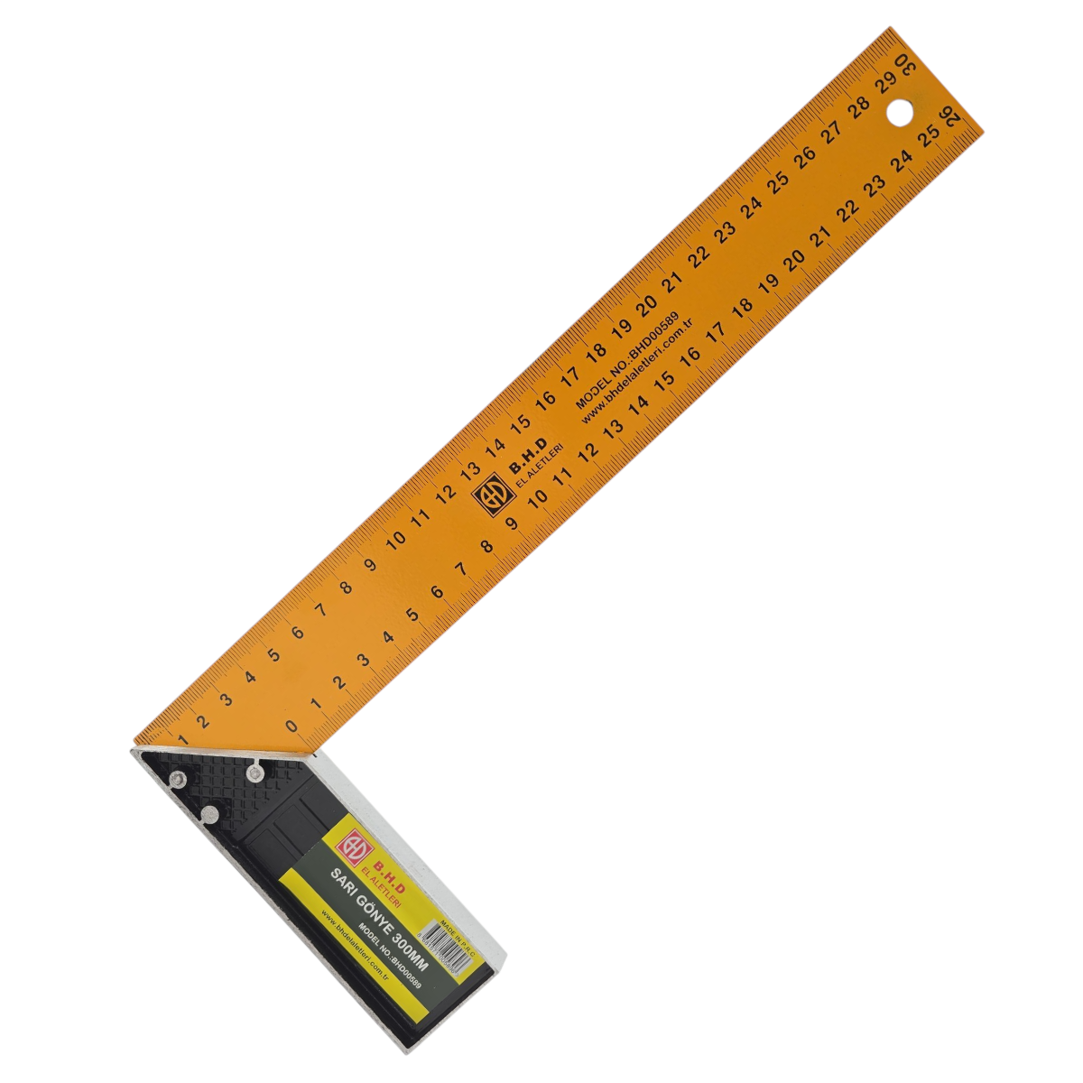 Fixonic B.H.D BHD00589 300mm/30cm Sarı L Marangoz Gönye