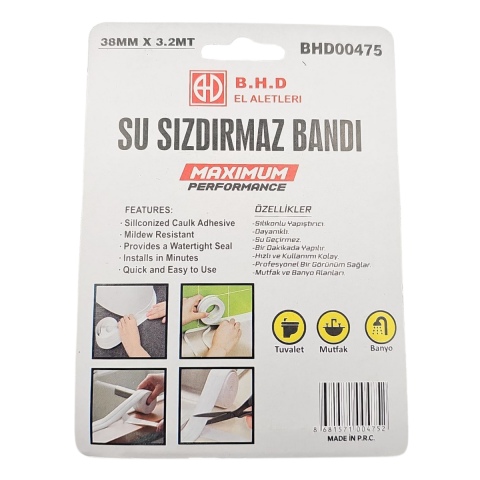 Fixonic B.H.D BHD00475 3.2m 38mm Su Sızdırmaz Bant