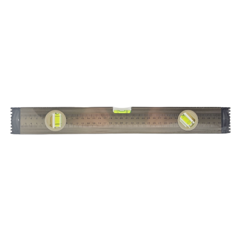 Fixonic B.H.D BHD00600 40cm Gri Mıknatıslı Alüminyum Su Terazisi
